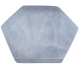 Selenite coaster HEXAGON “energy disc”