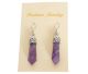 Ohrringe in Amethyst (50 mm)