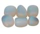Opaline tumbled stones (super opacity & chatoyance effect) From China.
