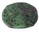 Ruby in Zoisite, smooth stone