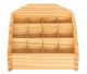 Upright wooden counter and presentation tray, very nice to sell small items such as precious stones.