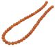 Collier boule en Aventurine Orange (40cm/8mm boules) / Inde