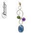 925/000 Silver pendant with various types of gemstone, supplied assorted. (P0255)