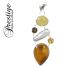 925/000 Silver pendant with various types of gemstone, supplied assorted. (P0203)