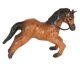 Jumping horse handmade from genuine leather.