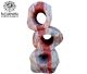 Jasper sculpture, entirely hand-cut. (170x70x36 cm and 683 kilos)-sculptuur, geheel met de hand gekapt. (170x70x36 cm en 683 kilo)