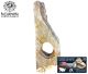 Yosemite aragoniet sculptuur geheel met de hand gekapt. (170x60x30 cm en 378 kilo)