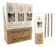 Encens botanique Palo Santo & Olibanum de Green Tree, emballé dans un présentoir de comptoir avec 6 boîtes transparentes.