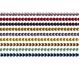 Beads with glass core 4mm (approx. 220 beads) Assortment of colours, supplied assorted.