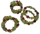 “Past altijd”  3 rijige ring met de zeldzame & 100% natuurlijke Peridoot ookwel Olivijn genoemd.