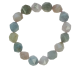 Beryl bracelet faceted with real Aquamarine & Morganite.