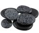 Snowflake Obsidian (Utah-USA) flat stones XXL (45-80mm)