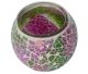Tea light or candle holder with glass mosaic BESTSELLER (assorted be supplied)