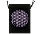 Pouch Flower of live gemaakt van fluweel.