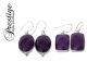 925/000 Ohrringe aus Amethyst aus Bolivien 