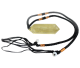 Citrin-Punkt-Halskette 40-50 mm an einer Kordel aufgehängt mit Ösenperlen etc.