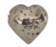Coeur coupé à la main en pyrite - XXL du Pérou