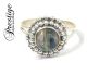 925/000 Silver ring with various types of gemstone, supplied assorted. (R0689)