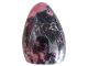 Rhodonite cut sculptures from Madagascar.