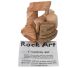 Rock-art craft kit with glue pot from Utah USA