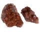 Cristal de roche Rouge (Redcap Rockcrystal) de Midelt, Maroc (découverte en 2015 )