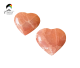 Pink Calcite hand cut heart from Pakistan.