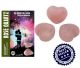 Rose Quartz Hearts curved wide 70-110 mm from Madagascar