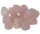 Rose quartz tumbled (also known as rose quartz) from the mines of Brazil.