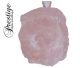 Pendentif en quartz rose de Madagascar (argent ou or) de notre marque Prestige.