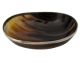 Bowl polished with silver border made of buffalo bone from Africa