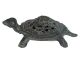 Bronzen schildpad. Handgegoten op Java.