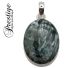 Seraphinite pendant (free form) in India silver, from Russia.