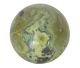 Serpentine avec des ampoules de pyrite (jade péruvien) 