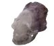 Crâne en Amethyste avec Cristal de roche (Pièce super!)