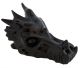 Crâne de dragon en Jade noir XL (env. 100x60x50mm)
