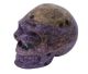 Charoite skull.