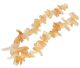 Citrine points crystal necklace (40 cm) from Brazil