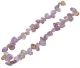 Collier Ametrine en forme libre 40-42 cm longue.