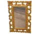 Spiegel, Goldfarbig (60 x 90 cm.) von guter Qualität Holz.