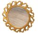 Spiegel rond & goud (80 cm) met mooie kwaliteit spiegel.