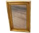Spiegel van hout rechthoekig & goud (80 x 120 cm)