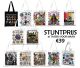 Katoenen tas 10 stuks STUNT AANBIEDING 35x40 cm sterke en kleurrijke tas.