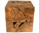 Colonne en bois de Teck et/ou table d'extrémité (H40 x L40 x P40cm)