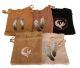 Indians Pouches leather with or without hand painted.