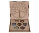 Chakra Tree of life in wooden grid box with 7 hand engraved with Chakra gems.