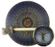 Modèle de tambour à main MANDALA avec poignée unique Tree-of-Life et bâton (divers motifs)