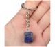 Porte-clés pierres précieuses en Lapis Lazuli afghan. Taille 20-25 mm.