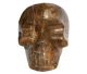 Crâne en bois fossilisé /skull (3.5 kilos et 130x170 mm)