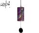 Zaphir wind chime Violet blue model Sufi (The swirling wind that connects the seasons), the real one from France.