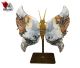 Butterfly of petrified palm wood 150-180 mm on stand.